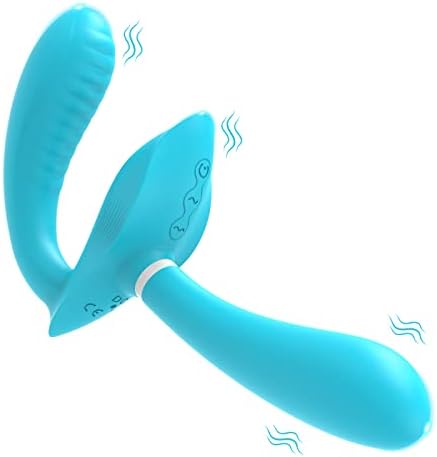 Strapless Strap On G-Spot Removable Dildo Vibrator for Women, Double Ended Wearable Dildo Vibrator with Triple Motors 10x10x10, Adult Sex Toy for Women Lesbian Couples Play