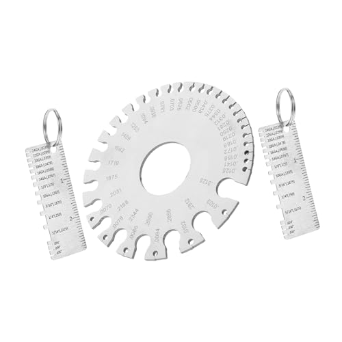 Herramienta de Calibrador de Medición de Precisión de Alambre de 3 Piezas para Grosor de Metal miniatura 1