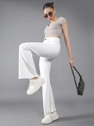 Image of Dolce Crudo Women's High Waist Straight Fit Jeans