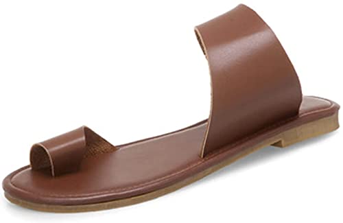 Tongs orthèses femmes sandales plates été marron pointure 41 pour mariage