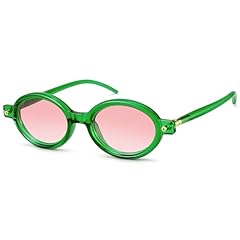 Clear Green Frame/Orange Red Lens