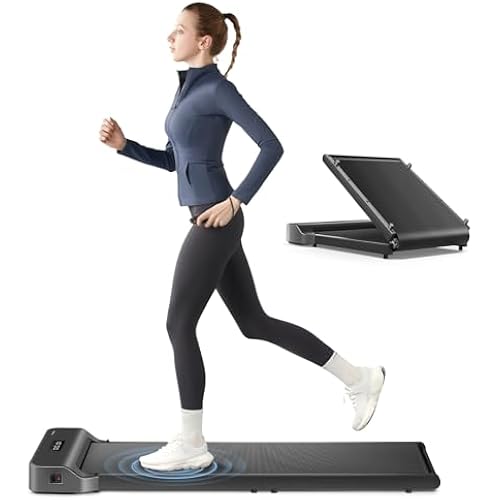 WALKINGPAD Z1 Foldable Walking Pad Treadmill for Home Office, Under Desk Treadmill with Adaptive Speed Control, Compact Design for Small Spaces, No Assembly Needed