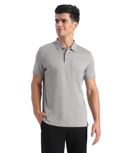 Image of Jockey 3913 Men Super Combed Cotton Rich Solid Half Sleeve Polo T-Shirt with Chest Pocket
