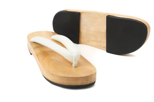 Image of Japanese Wooden Clogs Geta Slippers