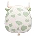 Squishmallows Original 20-Inch Celestino Sage Green Spotted Highland Cow - Official Jazwares Plush (Jumbo)
