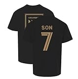 Son Inspired 7 Los Angeles Tribute Jersey Style Youth Unisex T-Shirt (Black, Youth Small)