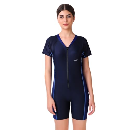 Image of Vector X OWSS-355 Women's Swimming Costume for Multipurpose Wear for Swimming I Diving I Cycling I Aerobics