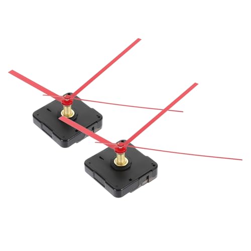 POPETPOP 2 piezas Mecanismo Reloj Silencioso Cuarzo Repuesto Fácil Instalación Precisión y Durabilidad para Reparación y Fabricación de Relojes de Pared