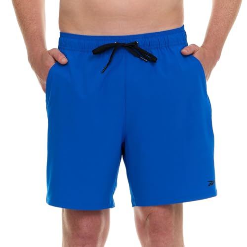 Reebok Men's Swim Trunks, 7" Mesh Liner Board Shorts Quick Dry Bathing Suit - image 2