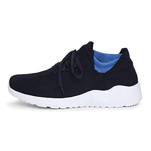 Image of Longies Men's Shoes with lace Blue Black Casual Shoes-11 /UK (LGMLSSV001)