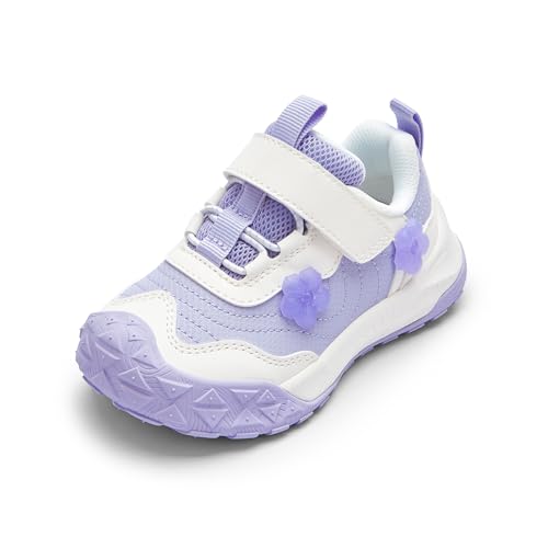 Balabala Toddler Sneakers Girls Boys Walking Shoes Athletic Sports Soft Comfortable Non-Slip Anti-Crash Design