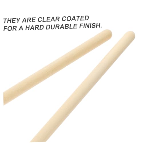 Juego de 4 pares de baquetas de madera de arce medianas miniatura 7