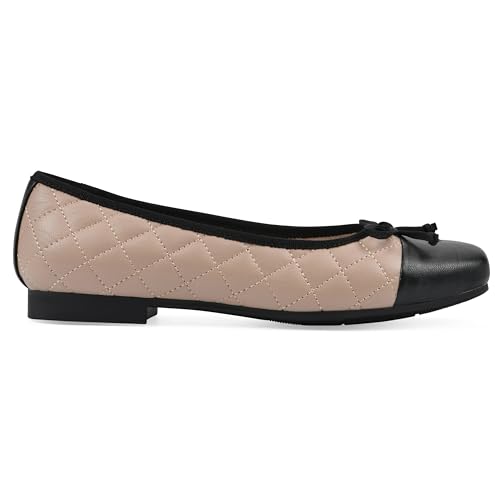 CLIFFS BY WHITE MOUNTAIN Women's Besima Cushioned Quilted Ballet Flat3