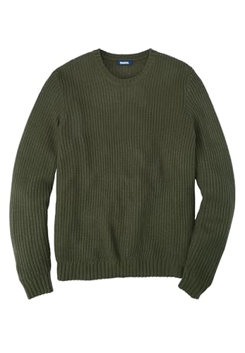 KingSize Men's Big & Tall Shaker Knit Crewneck Sweater