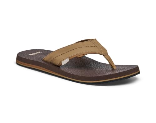 Image of Sanuk Beer Cozy IV Mens Flip Flops - Memory Foam Beach Sandals