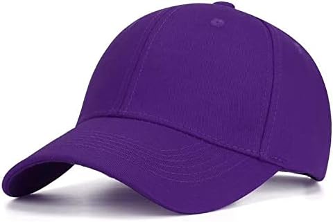 SSTREE Unisex Cotto Baseball Cap Snapback for Men and Women 100% Cotton 6 Panel Adjustable Sport Casual Sun Visor Hat