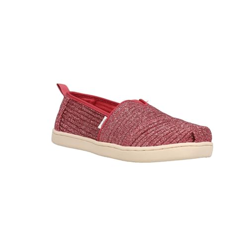 Toms Girl's Glitter Alpargata Loafer Flat3