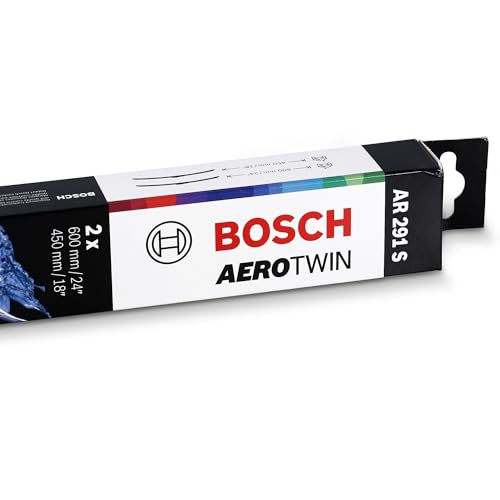 Image of BOSCH 3397007995 AeroTwin Wiper Blade Combo Pack - Set of 2 (24 inch & 18 inch) | Driver and Passenger Side Original Equipment Replacement Blades
