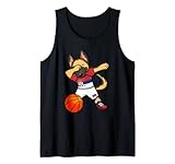 Dabbing Pastor Alemán Serbia Fans del Baloncesto Jersey Deporte Camiseta sin Mangas