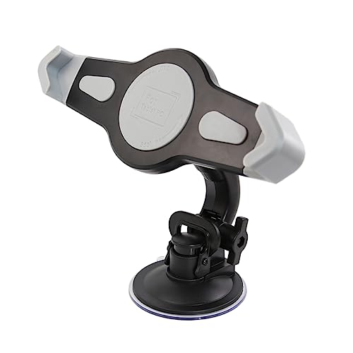 HOODANCOS 1Pc Suction Mount Vehicle Tablet Holder for Devices Black Navigation Rack for Cars Convenient and Safe Tablet Storage for Car Use