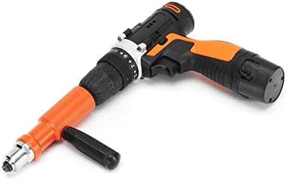 TOOGOO2.0mm - 4.8mm Electric Rivet Head Cordless riveting Tool Drill