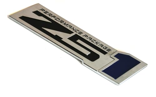 Image of 2pcs Z51 Performance Package Emblem Engine Hood 3D Badge Decal Replacement for Z51 (Blue), EI-SilveCutom#2