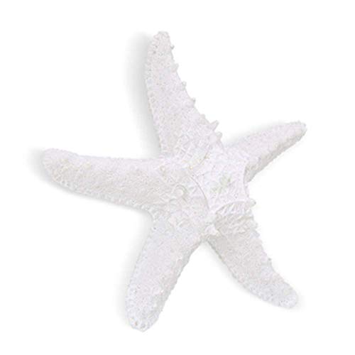 RAYLINE-DO RayLineDo Creative Mediterranean Style Design Beach Starfish Resin Five-Pointed Star in White Home Restaurant Kindergarten Wall Hanging Decoration