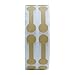 Hybsk 1000pcs Jewelry Price Tags Merchandise Barbell Price Stickers Jewelry Size Identify Labels(Kraft Paper)