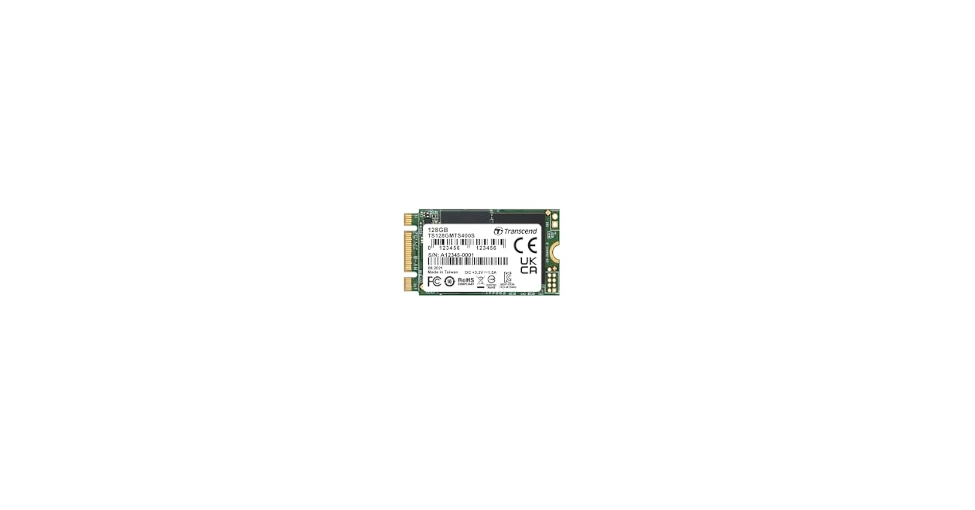内蔵型SSD Transcend MTS400 128GB M.2 SSD MTS400 & MTS400I | SATA III M.2 SSDs - Transcend Information
