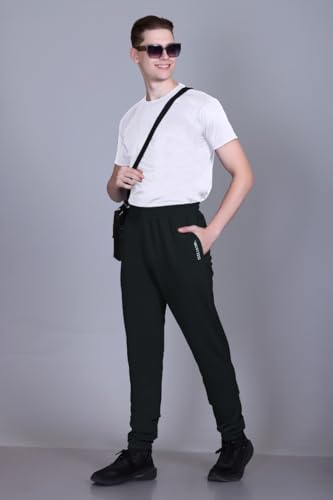 Image of FYLTR Men's Casual Joggers - Elasticated Waist with Drawstring | Solid Color | Trackpants for Men