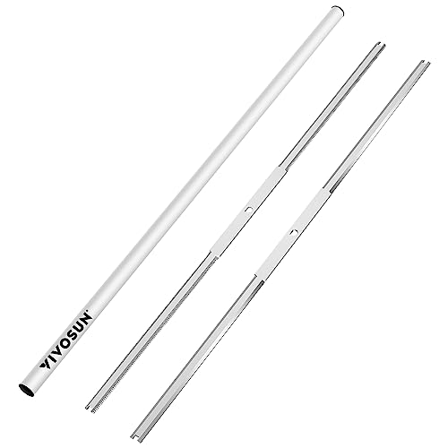 Image of VIVOSUN 2 Pack 19 inch Spin Cut Bud Leaf Bowl Trimmer Replacement Stainless Steel Cutting Blade - 1 Four-Edged Straight Blade & 1 Serrated Blade