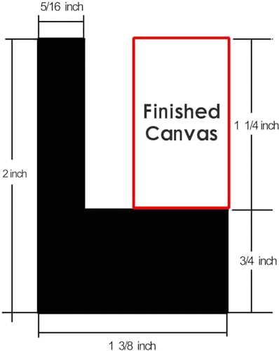 Image of Canvas Floater Frame for 1 to 1.25 Inch Deep Gallery Wrapped Canvas, Modern Wood Grain Textured Floating Frame for Finished Oil Paintings & Wall Art, Durable Lightweight Polyresin, Made in USA (Dark Brown,20 x 28 Inch)