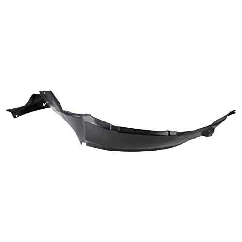 Image of TRQ Front Left Inner Fender Liner Black Drivers Side Compatible with 1999-2005 Pontiac Montana 1997-1998 Trans Sport GM1248150