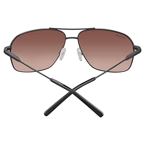 Serengeti Men's DORWINN Square Sunglasses, Matte Black, Extra Large4