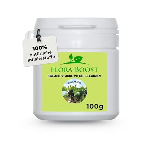 Flora Boost Feigenbaum Dünger Pulver - Kräftige und gesunde Pflanzen - Ertragssteigerung - Reicht für bis zu 300 Liter Gießwasser