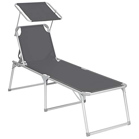 SONGMICS Tumbona, Tumbona de Relación, Modelo Grande, 65 x 200 x 48 cm, Carga 150 kg Cover