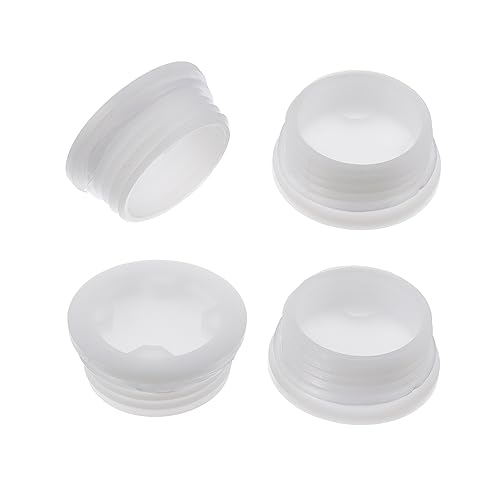 KICHOUSE 4pcs Cover Drum Seal Cap Knock Out Drum Lid Barrel Cap Oil Drum Cap Industry Drum Lid Oil Drum Lid Drum Bung Caps Poly Drum Lid Drum Bung Topper Gas Tank Lid Plastic White