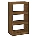 FAMIROSA Bibliothèque/Séparateur de pièce Marron Miel 60x30x103,5 cm Pin