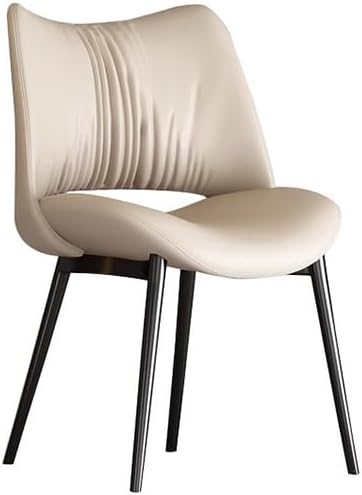 Office Chair Italian Minimalist Modern Dining Chair Home Restaurant Hotel Cream Wabi-sabi Style Backrest Chair Gaming Chair