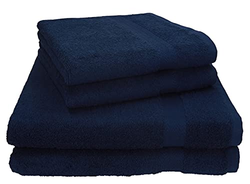 Betz Set di 4 Asciugamani in Spugna Premium 100%