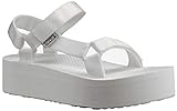 Teva Women's Flatform Universal Sandal, Bright White, 8
