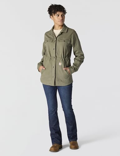 Carhartt Women's TENCEL™ Fiber Series Canvas Coat, Dusty Olive, X-Large - image 3