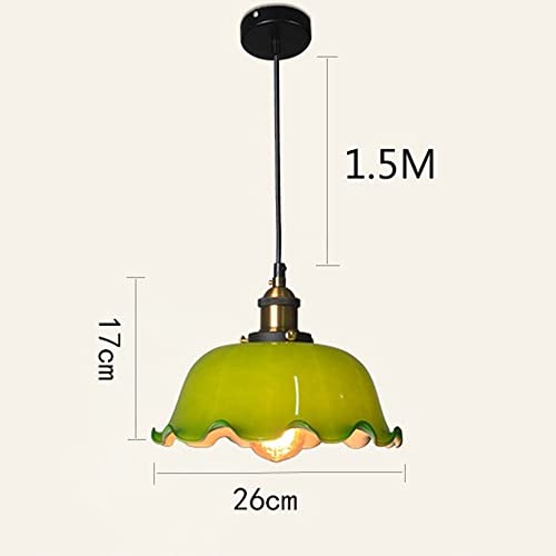 Droplight vintage style industriel vert pour restaurant - 2