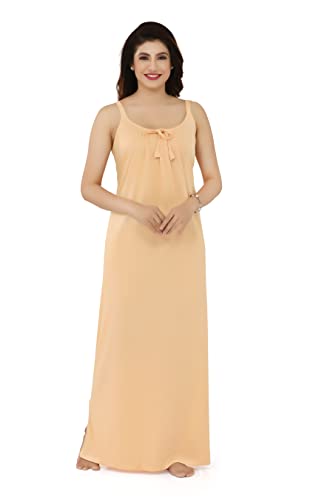 Image of AZO-Free Cotton Hosiery Camisole Nighty - Free Size-2XL