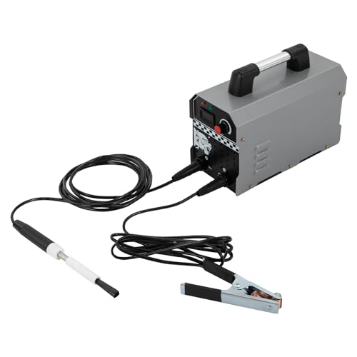 110V 1000W Welding Bead Processor, Stainless Steel Brush Type Weld Cleaning Machine IGBT Power Tube Welding Spot Cleaner Weld Cleaning Machine For Metal/Arc Welding, Frequency Adjustment 0-34Hz