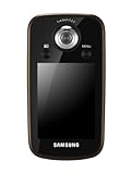 6,85 cm Touchscreen LCD Samsung HMX-E10 High Definition Pocket-Camcorder (HD, 1920x1080 25p, 1-fach opt. Zoom, 6,85 cm (2,7 Zoll) Display) schwarz