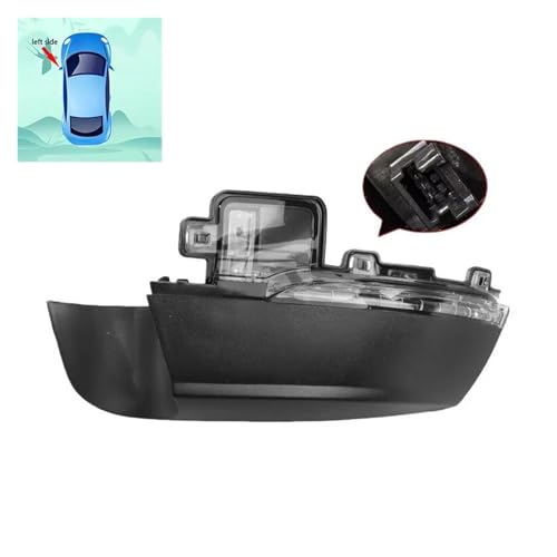 Cubierta de espejo para VW Polo 2014-2018 con marco de luz intermitente 2
