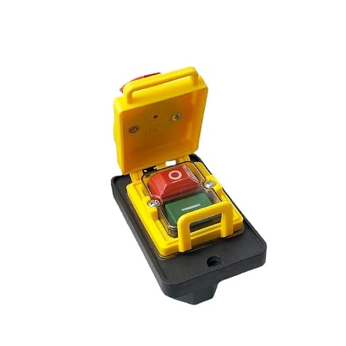 Interruptor electromagnético con botón pulsador YCZ4-A de 15A y 7 pines 4