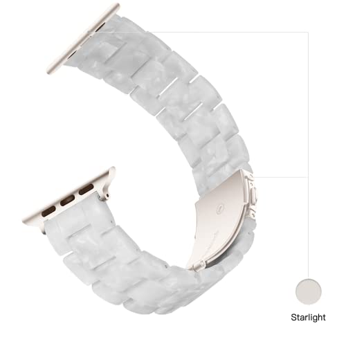 Image of Light House Apple Watch Bands-Fashion Lightweight Resin iWatch Bands for Women Men 38mm /40mm /41mm /42mm(Series 11 10), 49mm /46mm /45mm /44mm /42mm(S 3 2 1), Compatible with Apple Watch Series 11 SE 10 9 8 7 6 5 4 3 Ultra