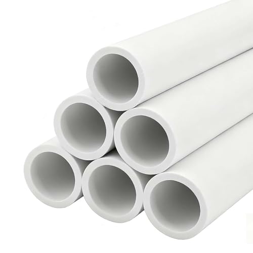 YSIL six-pack of 12-inch white PVC pipe